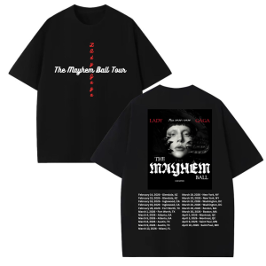 Lady Gaga The Mayhem Ball Tour Dates Print Shirt